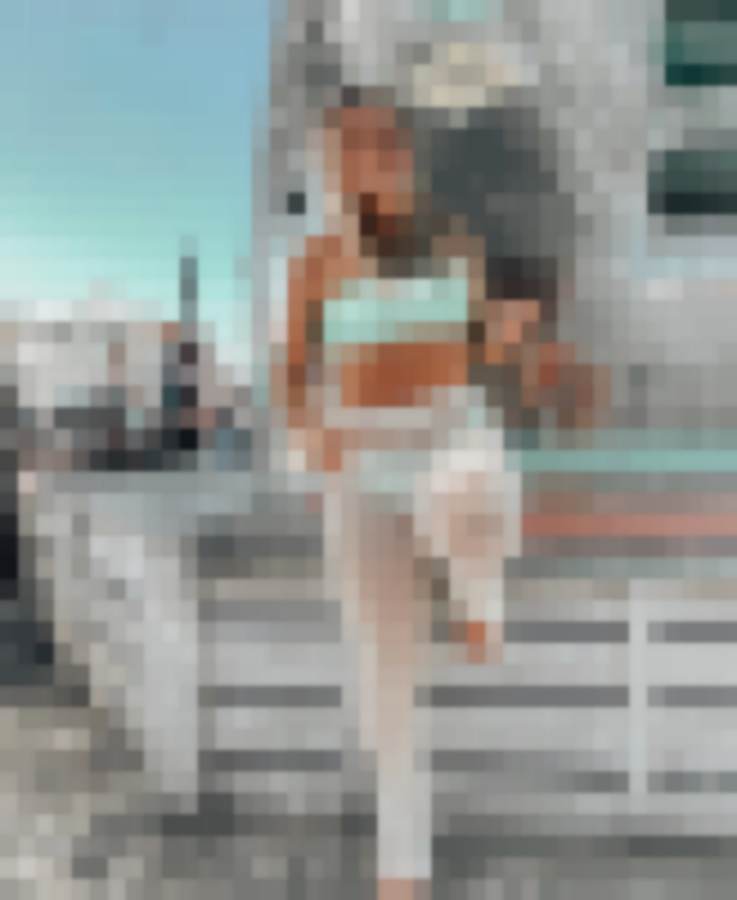Blurred protected post photo