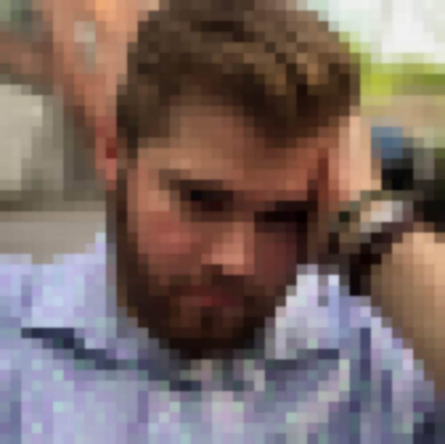 Blurred protected post photo