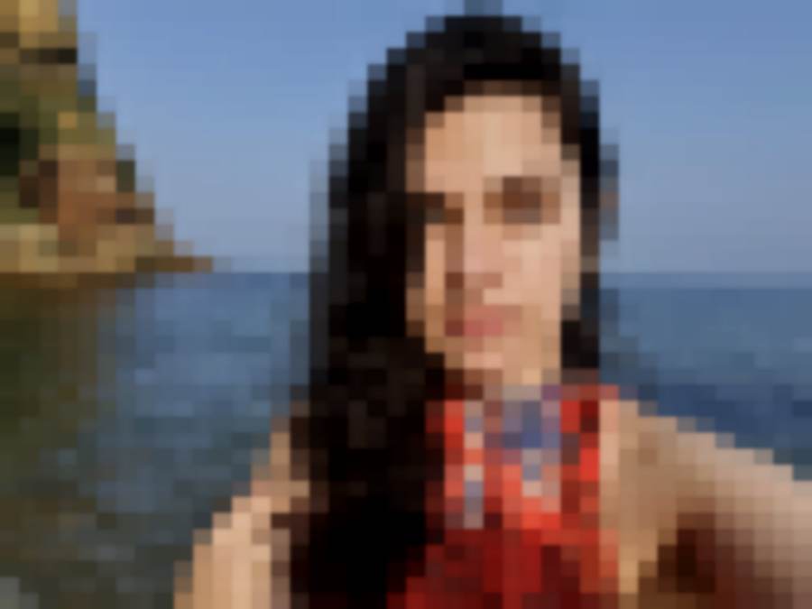 Blurred protected post photo