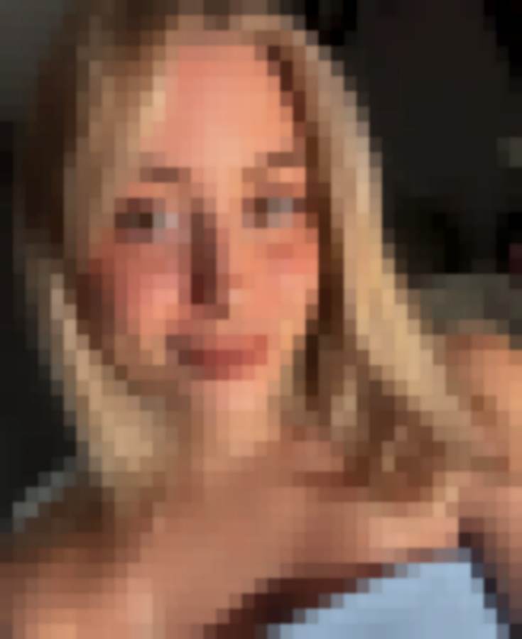 Blurred protected post photo