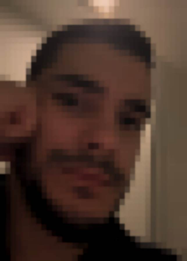 Blurred protected post photo